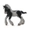 Figurina manz gypsy alb si negru m collecta