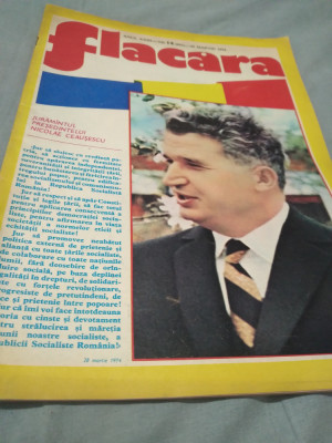 REVISTA FLACARA 30 MARTIE 1974 foto