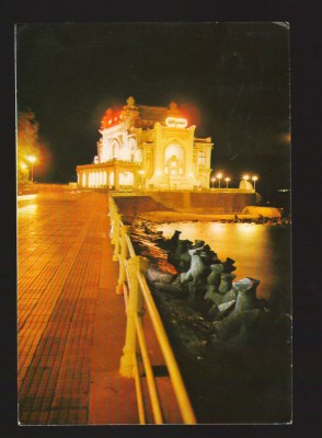 CPIB 19909 CARTE POSTALA - CONSTANTA. RESTAURANTUL &amp;quot;CAZINO&amp;quot;, NOAPTEA foto