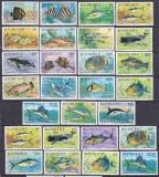 DB1 Fauna Marina St. Vincent 1975 - 76 - 77 - 78 + supratipare 48 v. MNH 2 poze supr. pe ani diferiti