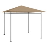 Pavilion, gri taupe, 3x3x2,7 m, 180 g/m&sup2; GartenMobel Dekor, vidaXL