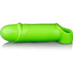 Manson Penis Glow in the Dark, TPE, Verde Neon, 16 cm