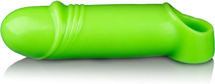 Manson Penis Glow in the Dark, TPE, Verde Neon, 16 cm