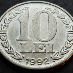 Moneda 10 LEI - ROMANIA, anul 1992 *cod 4876