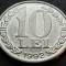 Moneda 10 LEI - ROMANIA, anul 1992 *cod 4876