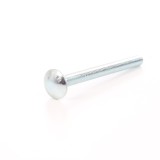 Surub cu filet metric, cu cap bombat torbant, zincat alb, diametru cap 20.65 mm, M8 x 100 mm
