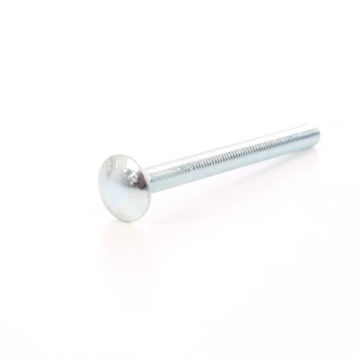Surub cu filet metric, cu cap bombat torbant, zincat alb, diametru cap 20.65 mm, M8 x 100 mm foto