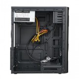 Carcasa PC Serioux BASIC, Sursa 450W, Middle Tower, Format placă de bază: ATX / micro ATX / ITX, Sloturi de expansiune: 7, Socluri pentru unități: 5,2