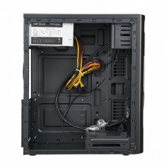 Carcasa PC Serioux BASIC, Sursa 450W, Middle Tower, Format placă de bază: ATX / micro ATX / ITX, Sloturi de expansiune: 7, Socluri pentru unități: 5,2 foto