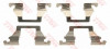 Set accesorii, placute frana VW TRANSPORTER V caroserie (7HA, 7HH, 7EA, 7EH) (2003 - 2016) TRW PFK637