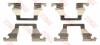 Set accesorii, placute frana VW MULTIVAN V (7HM, 7HN, 7HF, 7EF, 7EM, 7EN) (2003 - 2015) TRW PFK637