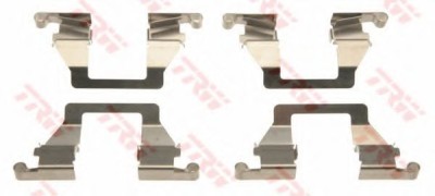 Set accesorii, placute frana VW MULTIVAN V (7HM, 7HN, 7HF, 7EF, 7EM, 7EN) (2003 - 2015) TRW PFK637 foto
