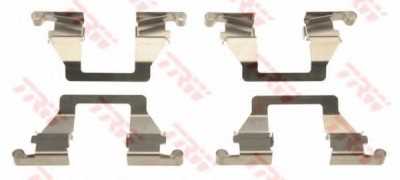 Set accesorii, placute frana VW TRANSPORTER V caroserie (7HA, 7HH, 7EA, 7EH) (2003 - 2016) TRW PFK637 foto