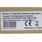 Cumpara ieftin Microfon TTi AMC-B101 electret cu 6 pini pentru TCB 660/771/775/881/880H/1100/R2000 inlocuitor AMC-5021