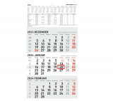 Calendar triptic ZETTLER 2024, limba germana, 23.7 x 44.8 cm - RESIGILAT