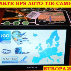 GPS 7" NAVIGATII GPS Camion GPS TIR 845MHz, 256MB RAM,8GB, iGO Primo EU 2022