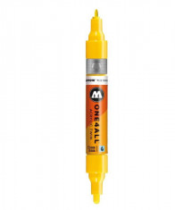 Marker Acrilic Molotow One4All Twin 1.5 4mm 006 Zinc Yellow foto