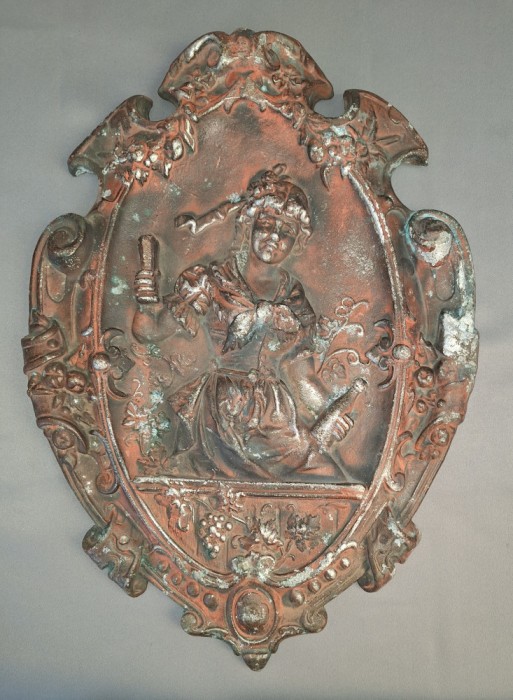 Basorelief din metal/fontă