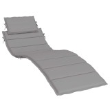Cumpara ieftin Perna de sezlong, gri, 186x58x4 cm, textil oxford