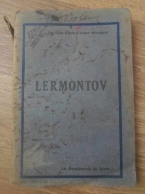 LERMONTOV (1814-1841)-LOUIS JOUSSERANDOT-233068 foto