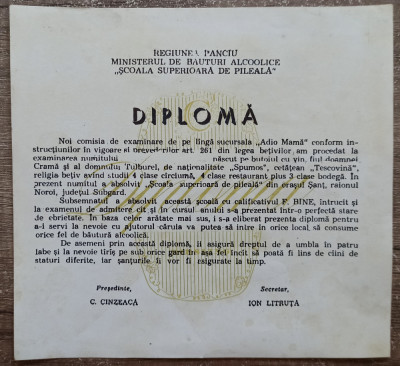 Diploma de betivan// perioada comunista foto