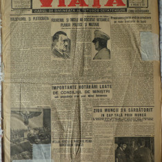 Viata, ziarul de dimineata, director Liviu Rebreanu, 3 Mai 1942
