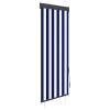 Gossi jaluzea tip rulou de exterior, albastru si alb, 60 x 250 cm