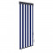 Gossi jaluzea tip rulou de exterior, albastru si alb, 60 x 250 cm