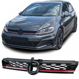 Grila radiator neagra lucioasa potrivita pentru VW Golf 7 GTI Facelift 17-20 Performance AutoTuning