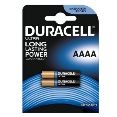 Baterii Alcaline AAAA LR61 1.5V DuraCell Blister 2 foto