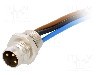 Conector M8, 3 pini, clasa etanseitate IP67, CONEC - SAL-8-FS3-0,2