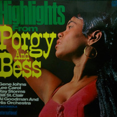 Vinil Gene Johns, Lee Carol, Ray Storms ...– Highlights From Porgy And Bess (EX)
