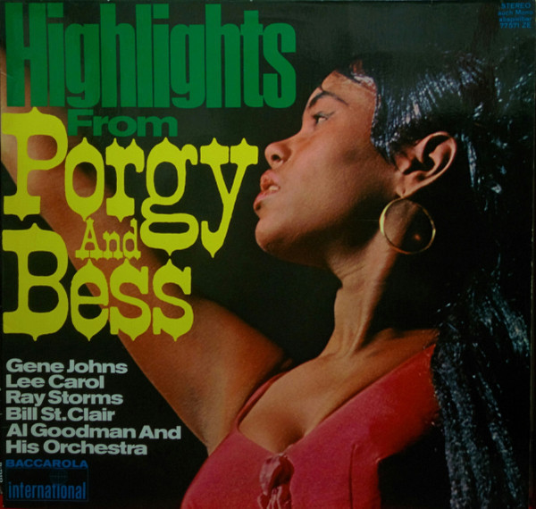 Vinil Gene Johns, Lee Carol, Ray Storms ...&ndash; Highlights From Porgy And Bess (EX)