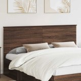 vidaXL Tăblie cap cu headboard Stejar &icirc;nchis 180 cm Lemn compozit 887733