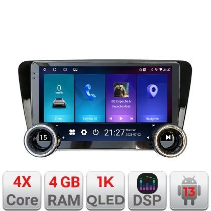 Navigatie Skoda Rapid Seat Toledo 2013+ Edotec 4+64 10.5 inch Incell 1K android Wifi 5Ghz gps internet Kit-rapid CarStore Technology