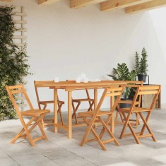 Masă extensibilă de grădină 110-160x80x75 cm lemn masiv de tec