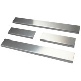 Set protectii cromate din otel pentru praguri, compatibile Audi A4 B8 (2007 - 2015), 4 bucati Automobile ProTravel, Ro Group