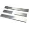 Set protectii cromate din otel pentru praguri, compatibile Audi A4 B8 (2007 - 2015), 4 bucati