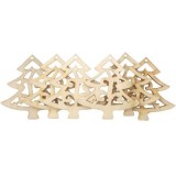 Accesorii creatie, lemn decupat, brad, set 6 buc, Colorarte, FS-M2
