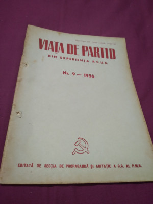 VIATA DE PARTID NR.9 /1956 DIN EXPERIENTA P.C.U.S. foto