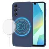 Husa pentru samsung galaxy a16 4g / a16 5g - softflex magsafe, microfibra in interior, navy blue