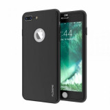 Husa Fullbody MyStyle Black pentru Apple iPhone 8 Plus acoperire completa cu folie de protectie gratis