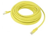 Cablaj Patch Cord U/UTP 6 litat CCA PVC galben 15m 26AWG