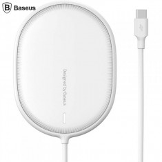 Incarcator wireless Baseus WXQJ-02, MagSafe iPhone 12/13, Alb foto