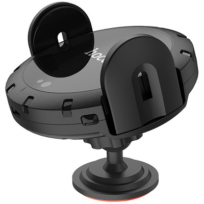 Incarcator auto wireless HOCO CA35 Lite, 5W, Senzor IR, Negru foto