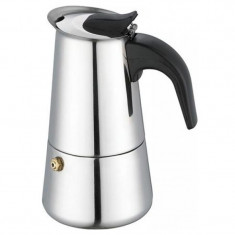 Espressor cafea manual pentru aragaz, inox, 450 ml, 9 cesti foto