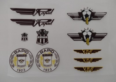 COALA CU ABTIBILDURI VECHI - FOTBAL ECHIPA &amp;quot;RAPID&amp;quot; - FORMAT A4 foto