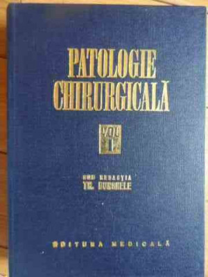 Patologia Chirurgicala Vol.i - Th.burghele ,531550 foto