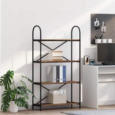 vidaXL Raft pentru cărți Lemn vechi 80 x 30 x 146 cm Lemn compozit