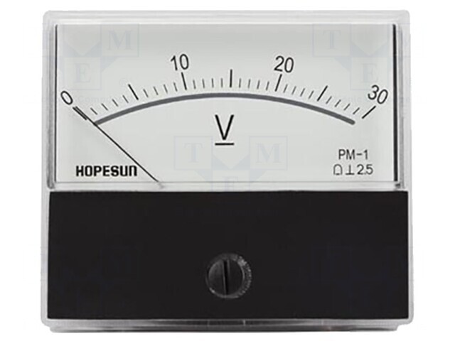 Voltmetru Panou 0-30V 70x60mm